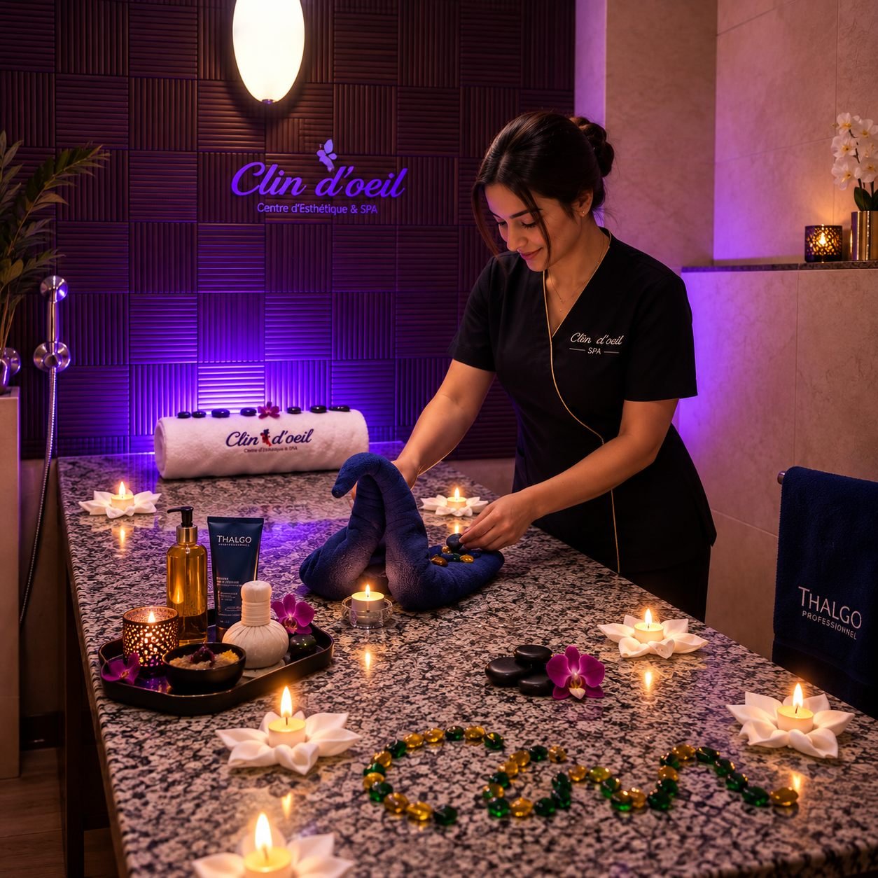Gommage au savon noir et produits naturels